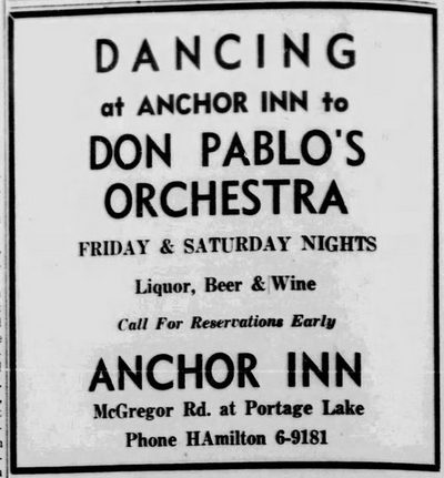 Anchor Inn - Anchor Inn 1956 Ad (newer photo)